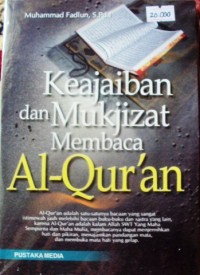 keajaiban dan mukjizat membaca Al qur'an