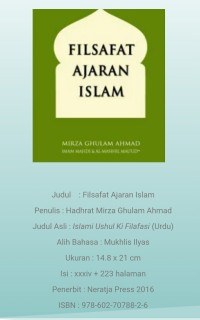 FILSAFAT AJARAN ISLAM