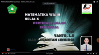 PERTIDAKSAMAAN IRASIONAL PART I UNTUK KELAS X