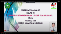 SISTEM PERTIDAKSAMAAN LINEAR DUA VARIABEL (SPtLDV)