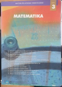 Materi Pelatihan Terintegrasi: Matematika: Buku 3