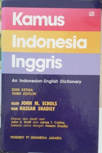 Kamus Indonesia Inggris: An Indonesian - English Dictionary Edisi ketiga