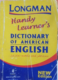 Longman Handy Learner's: Dictionary of American English: 28.00 Words and Phrases