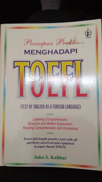 Persiapan Praktis Menghadapi TOEFL