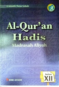 Al-Qur'an  Hadis Madrasah Aliyah Kelas XII