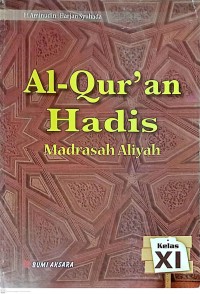 Al-Qur'an Hadits Madrasah Aliyah ; Kelas XI