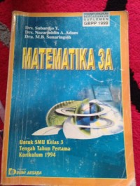 Matematika 3A