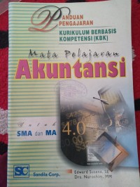 Panduan Pengajaran : Kurikulum Berbasis Kompetensi (KBK) Mata Pelajaran Akuntansi