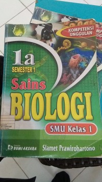 1a Semester 1 Sains Biologi SMU Kelas 1