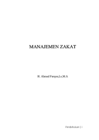 MANAJEMEN ZAKAT