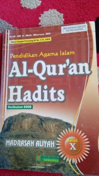 Al-quran Hadist kelas X