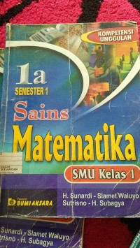 Sains Matematika SMU kelas 1