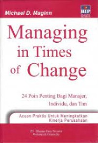 Managing In Times Of Change