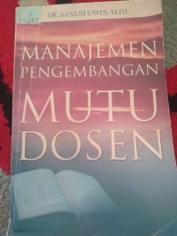 Manajemen Pengembangan Mutu Dosen