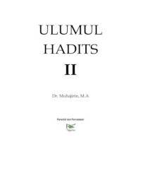 ULUMUL HADITS II