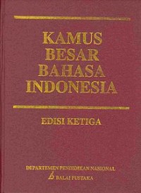 Image of Kamus Besar Bahasa Indonesia: Edisi Ketiga