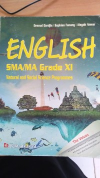 English : SMA/MA Grade XI Natural and Social Science Programmes